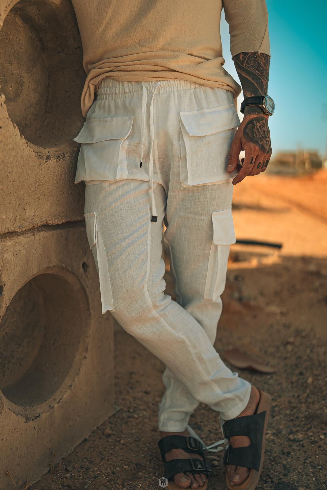 Cargo pants from selection of premium fabrics.