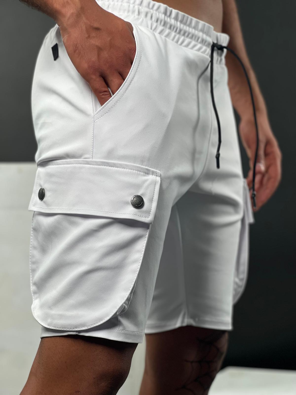 Short pants for men made from elegant fabric-MODEL-692