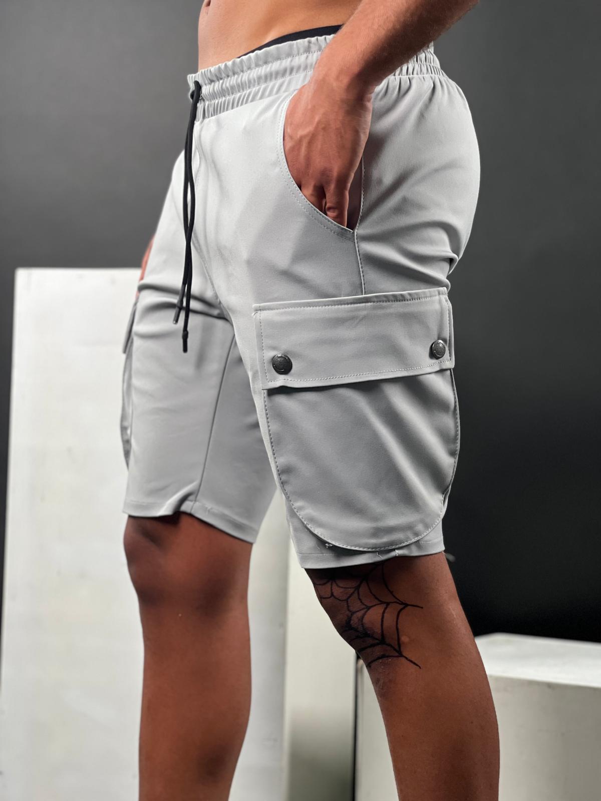 Short pants for men made from elegant fabric-MODEL-692