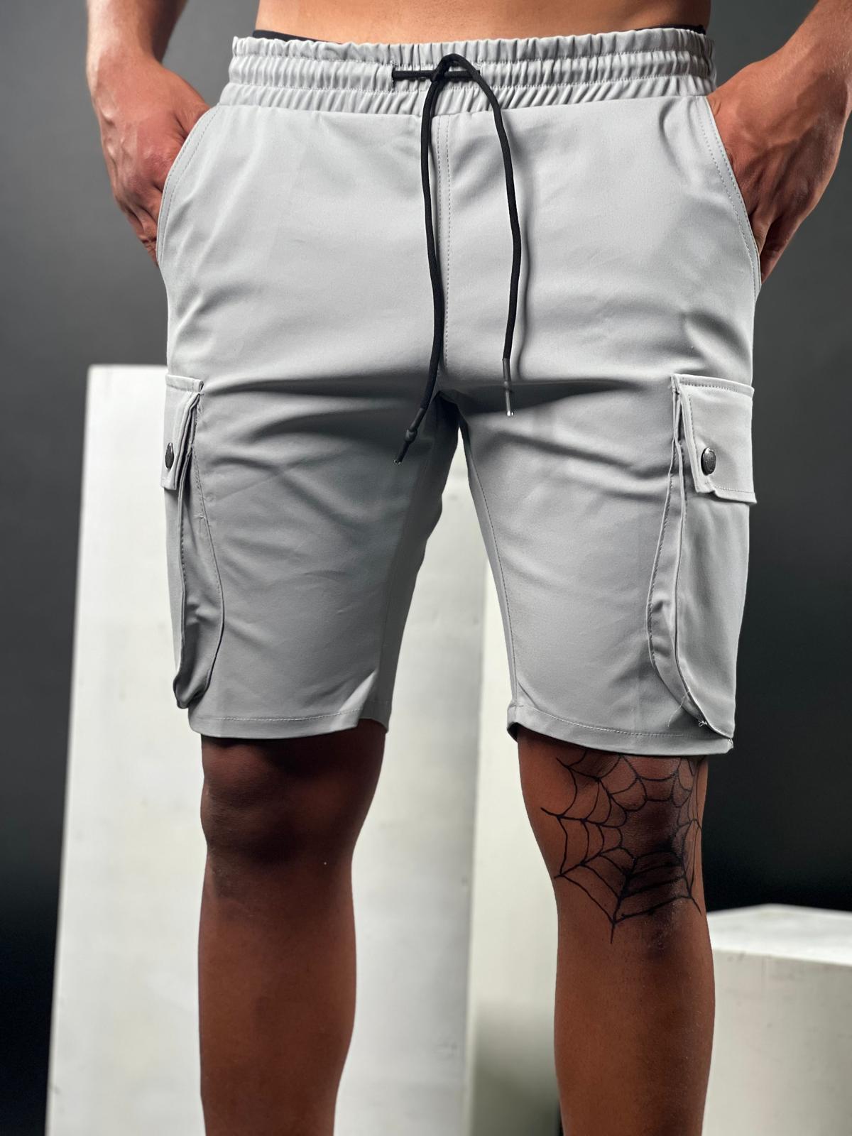 Short pants for men made from elegant fabric-MODEL-692