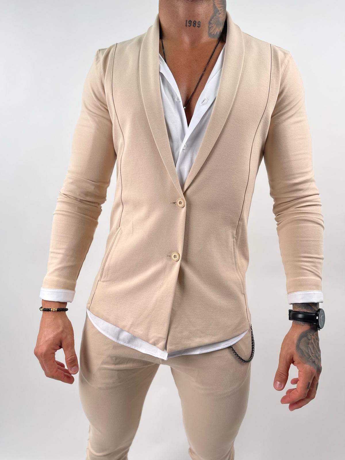 Lightweight Stretch Jersey Blazer