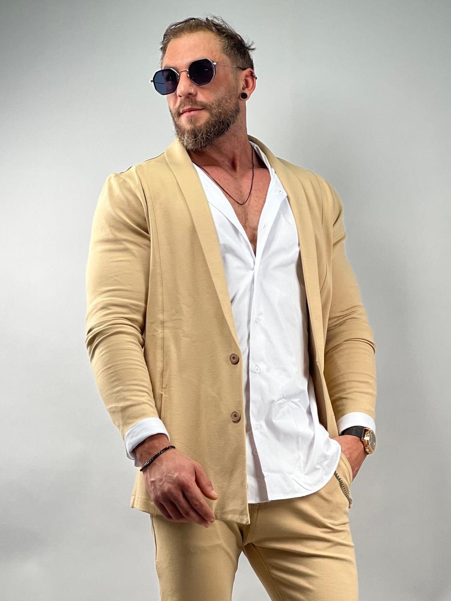 Lightweight Stretch Jersey Blazer