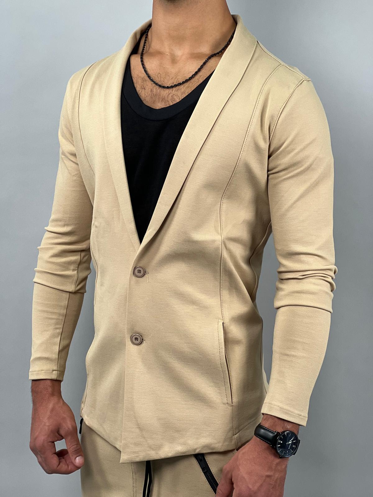 Lightweight Stretch Jersey Blazer